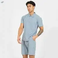 100% Cotton Men Summer Twinset