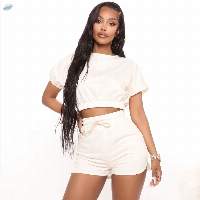 Streetwear Women Custom Logo Twinset