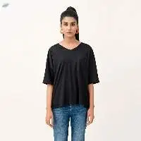 Short Sleeve Women 100% Cotton T Shirt