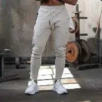 Slim Fit Men Fleece Jogger Pants For Gym