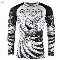 Sublimated Long Sleeve Men Rash Guard