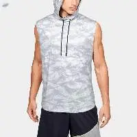 Custom Sublimated Men Sleeveless Hoodie