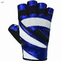 Half Finger Mesh Leather Gym Gloves