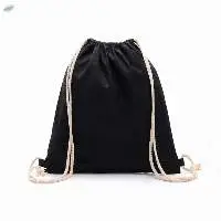 Unisex Solid Drawstring Bag