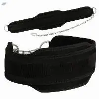 Weightlifting Dip Belt With Heavy Steel Chain