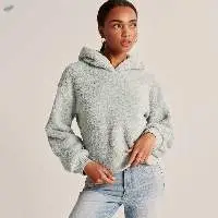 Women Solid Thick Warm Hoodies