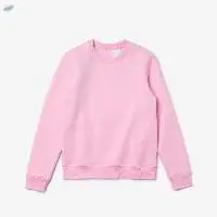 Solid Pink Women Casual Sweatshirt