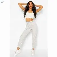 Women Casual Solid Fleece Sweatpant