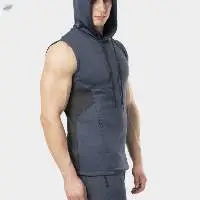 Gym Training Sleeveless Tank Top Hoodies