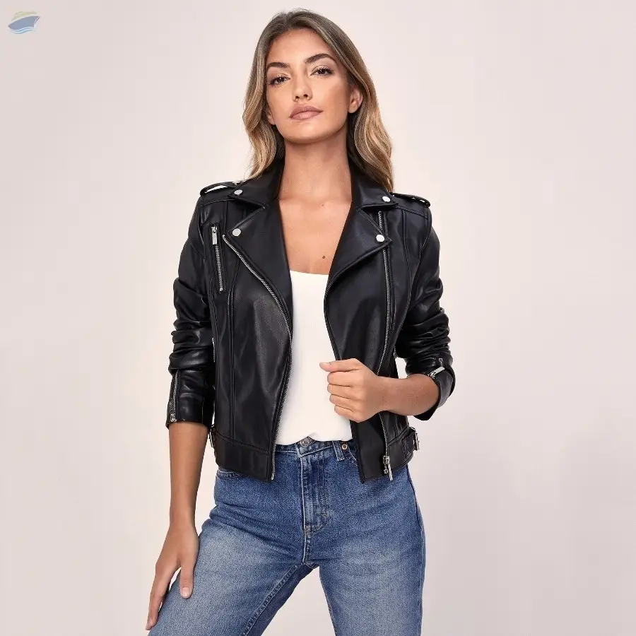 Lambskin Leather Jacket For Women