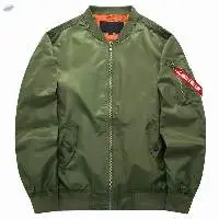 Men Windproof Bomber Jacket Padded Coats