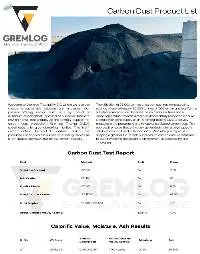 Carbon Powder-Low Grade Coal