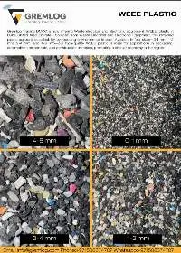 Shredded E-Waste Plastic