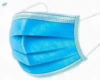 3 Ply Face Mask Round Earloop Blue
