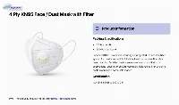 4 Ply KN95 Face / Dust Mask with Filter