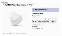 4 Ply KN95 Face / Dust Mask with Filter