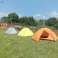 Single Door Aluminum Pole Tent