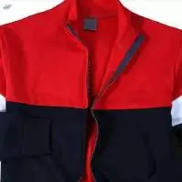 Kangaroo Pockets Hi-neck Jacket