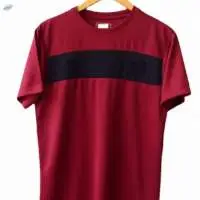 Knit Imported Polyester Fabric Men's T-shirts
