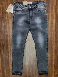 Mens Faded Denim Jeans