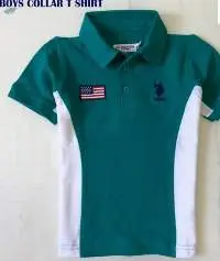 Kids Polo Neck T Shirt