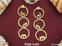Long Leaf Earrings