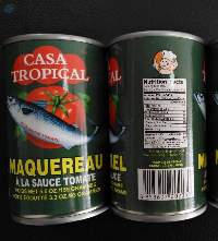 Canned Mackerel In Tomato Sauce 155g