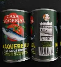 Canned Mackerel In Tomato Sauce 155g