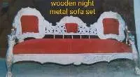 Wooden Night Metal Sofa Set
