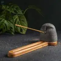 Stone Face Incense Holder Grande Head