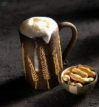 Beer Mug, 2 colors stoneware