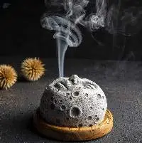 Moon Face Incense Burner