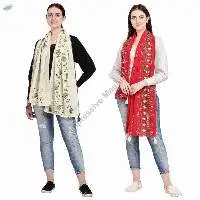 Bordered Khadi Scarves