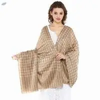 Checkered Pashmina Shawl