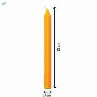Stand Dinner Candle 45 grams Orange