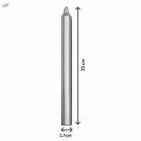Stand Dinner Candle 45 grams Metallic Silver