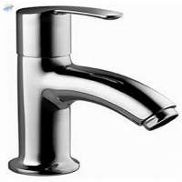 Brass Pillar Cock Chrome Finish (Silver)