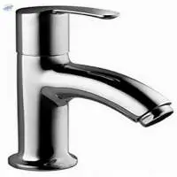 Brass Pillar Cock Chrome Finish (Silver)