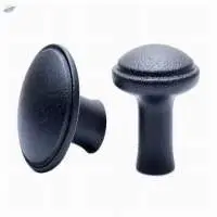 Classic Black Round Cabinet Knob