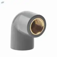 PVC Brass Threaded Elbow
