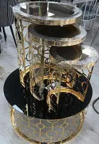 Metal Nesting Table, Center Table, Coffee Table,