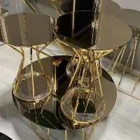 Metal Nesting Table, Center Table, Buffalo