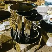 Metal Nesting Table, Center Table, Piano Design