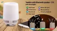 Tumbler with Bluetooth Speaker