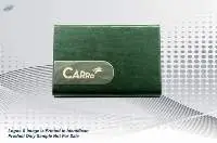 Green Leather Card Holder