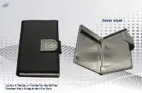 Black Leather Card Holder