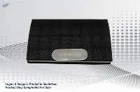 Black Leatherite Card Holder