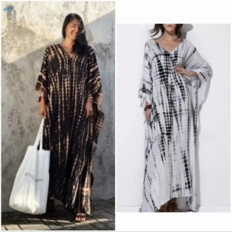 Kaftan Tie Dye Shibori
