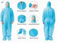 Complete Kit Disposable Gown With Cap And Boots