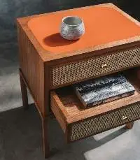 Wood Bedside